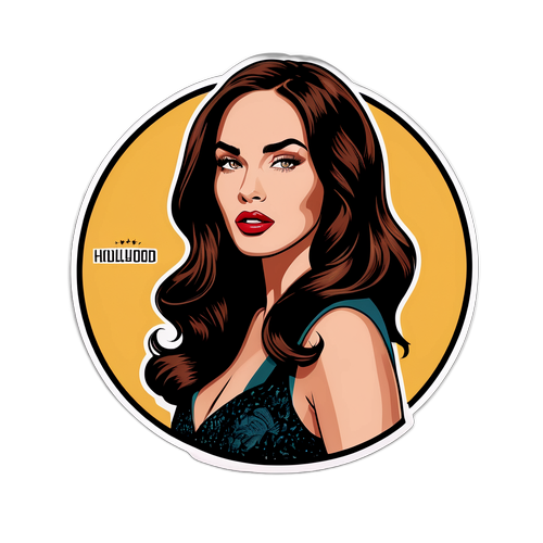 Glamoureuze Hollywood Sticker