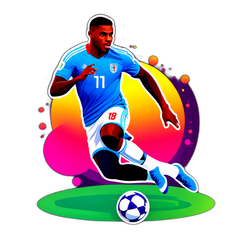 Vinícius Júnior Dribbling Sticker