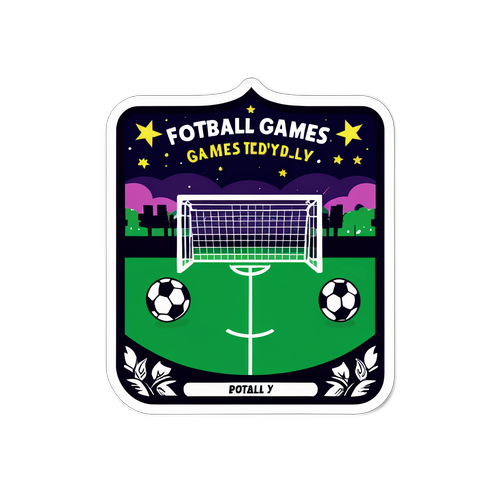 Campo de Futebol à Noite