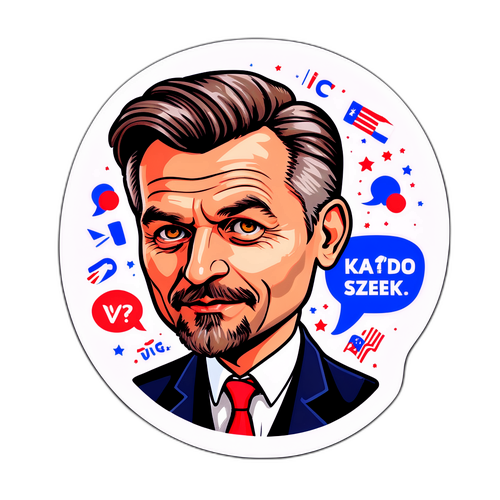 Wesoły Krzysztof Śmiszek z Bąbelkami Mowy