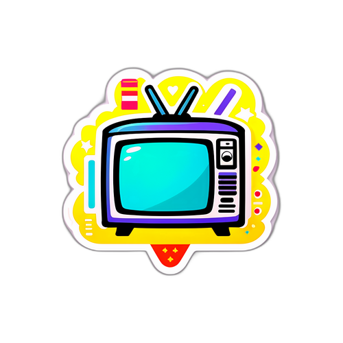 Τηλεόραση με σύμβολα συνδρομητικής τηλεόρασης και ταινιών