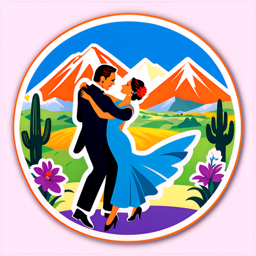 Isang Sticker ng Kultura ng Argentina