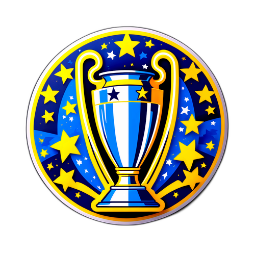 Champions League Fodbold Sticker