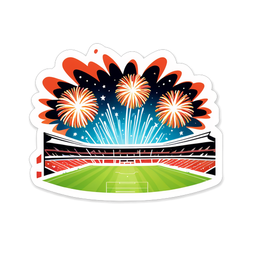 Estadio lleno para Club Atlético Central Córdoba con fuegos artificiales