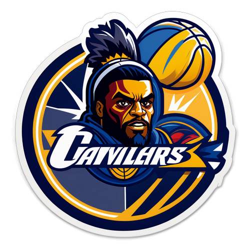 Stiker Bertema Olahraga: Logo Cavaliers dan Emblem Pacers