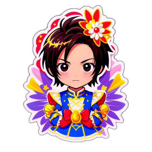 守護霊のアイドルオーラを強調したデザイン