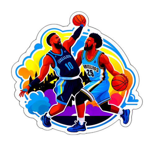Sticker ng Labanan ng Magic at Grizzlies