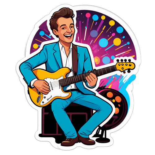 Vrolijke Sticker van Edouard Geffray