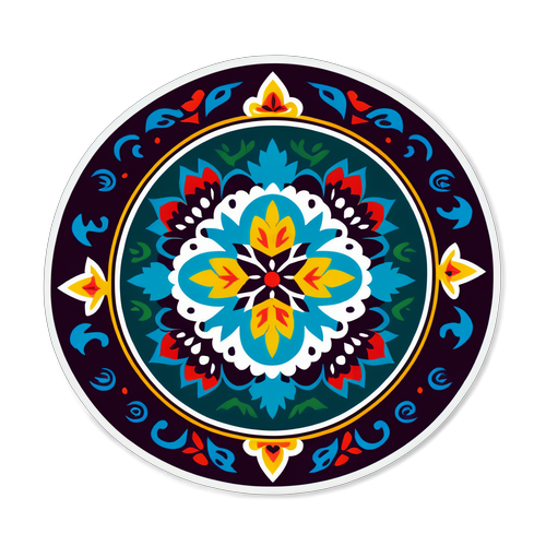 Vibrant Kirgisistan Klistremerke