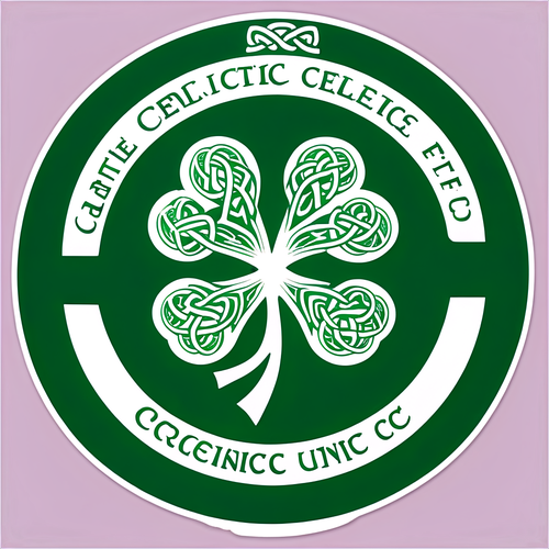 Huuuh! Nguvu ya Kijani na Nyeupe: Sticker ya Celtic FC Iliyobeba Urithi wa Ireland!