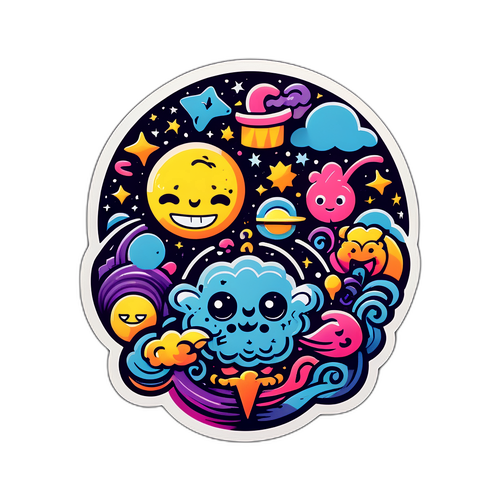 Whimsical Cosmic Adventure