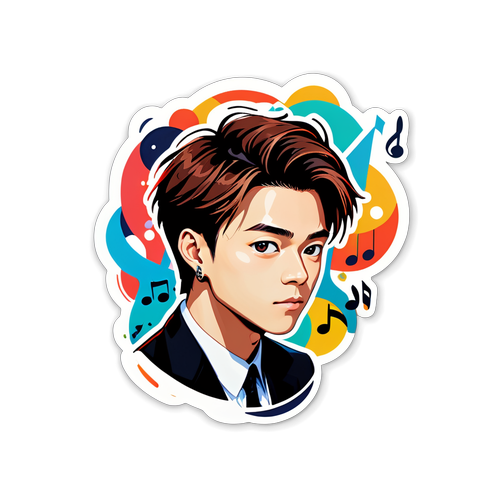 Shocking Artwork! NCT Taeil's Musical Vibe Captured in a Stunning Sticker!