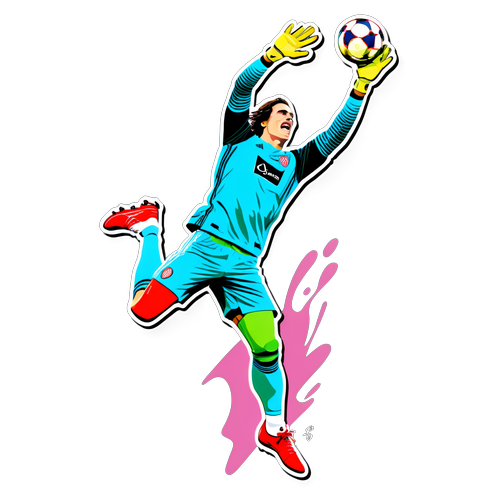 Yann Sommer als Torhüter beim spektakulären Sprung