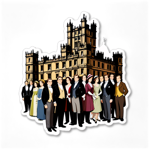 Ein Stück Geschichte: Downton Abbey Cartoon