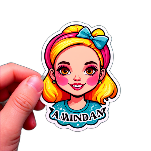 Amindans Quirky Klistermärke