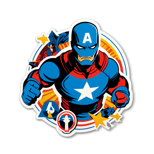 Dynamic Naklejka Avengers