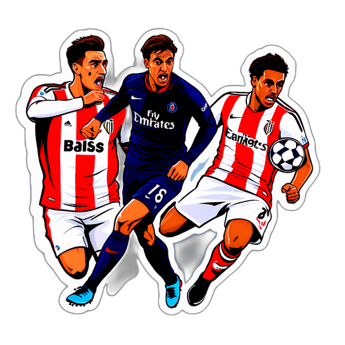 Scenen fra Athletic Bilbao vs PSG