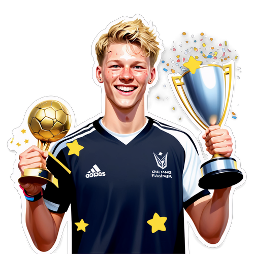 Jannik Sinner con il Trofeo