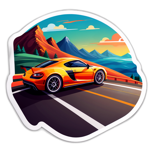 Ilustrasi Kereta Pantas di Jalan Berliku