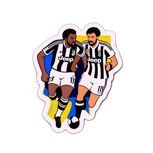 สติ๊กเกอร์การแข่งขันระหว่าง Juventus และ Parma