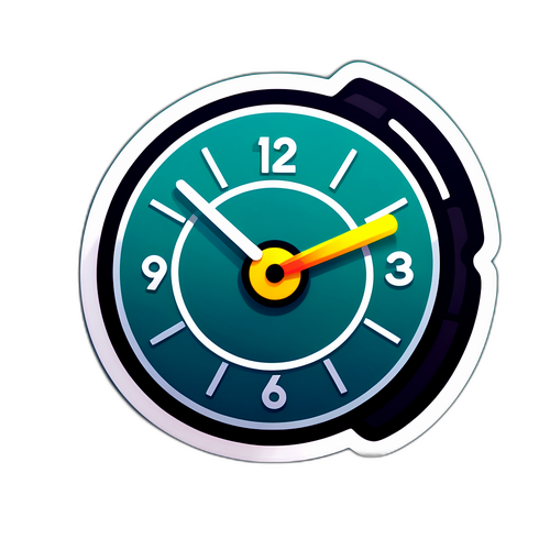 Стильний логотип для програми flashscore з іконкою годинника та футболом на фоні