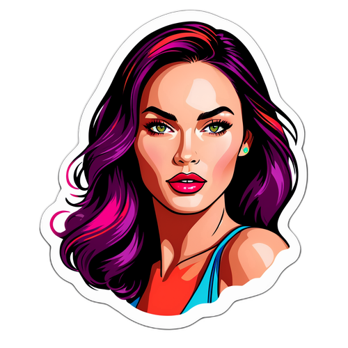 Een opvallende sticker van een filmrol