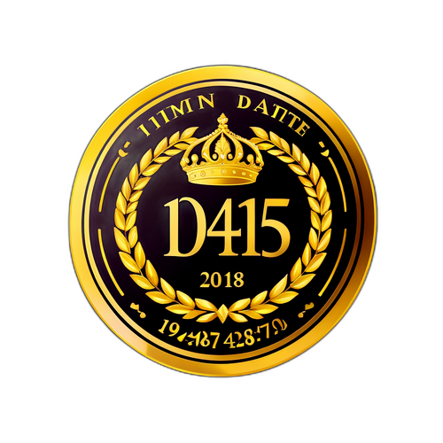 Thiết kế biểu tượng vàng ẩn chứa ngày tháng