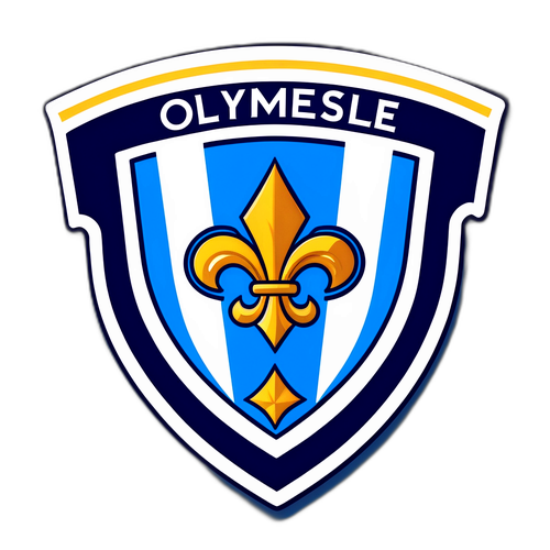 Autocollant logo Olympique de Marseille