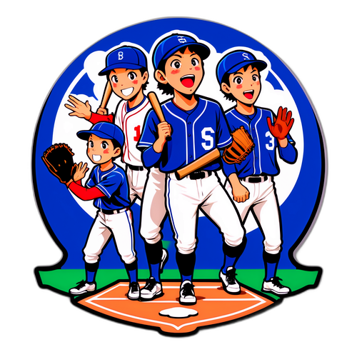 石川県高校野球選手の応援ステッカー