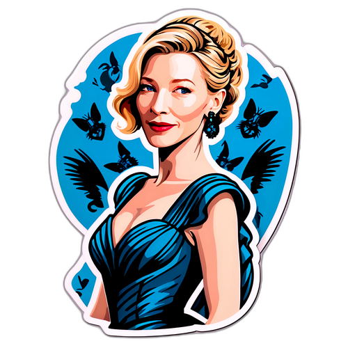 Chic sticker af Cate Blanchett
