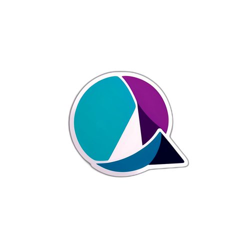Minimalistisk Paralluelo Klistermärke