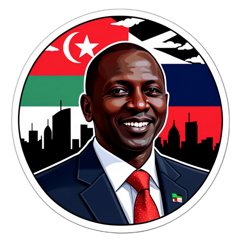 Sticker ya William Ruto na Bendera ya Kenya