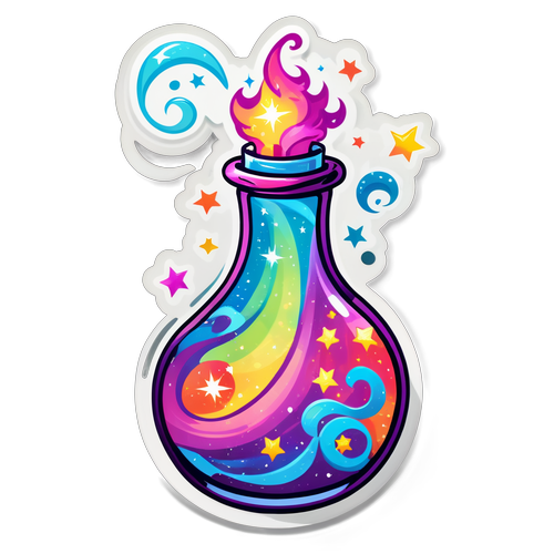 Unlock the Magic: Discover the Enchanting Potion Bottle Sticker That Will Captivate Your Soul!