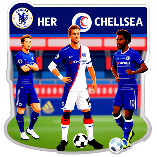 Thiết kế sticker cho trận đấu Chelsea vs Heidenheim