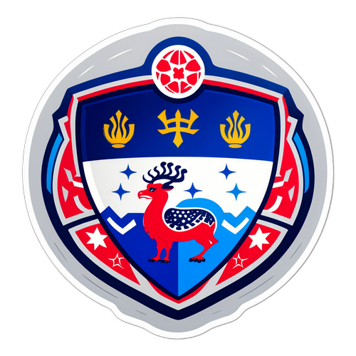 A vibráló RB Salzburg és Al-Hilal logo kombinációja