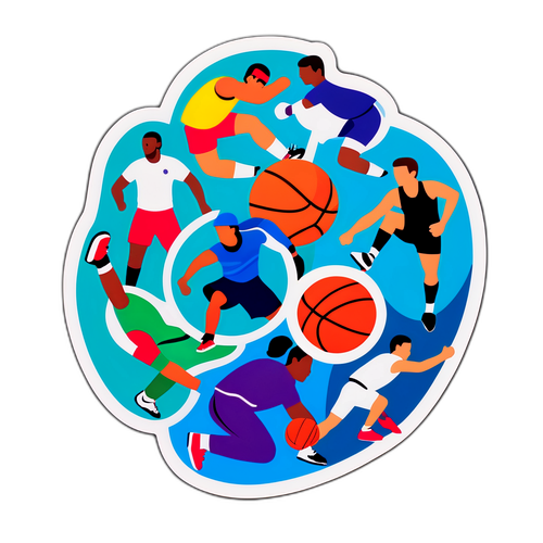 Sportesemények inspirálta matrica