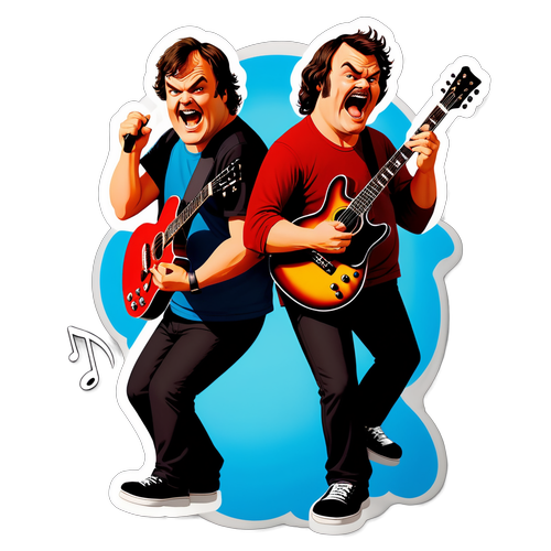 Jack Black és Tenacious D: A Zene Pompája, Ami Elragad! 🎸