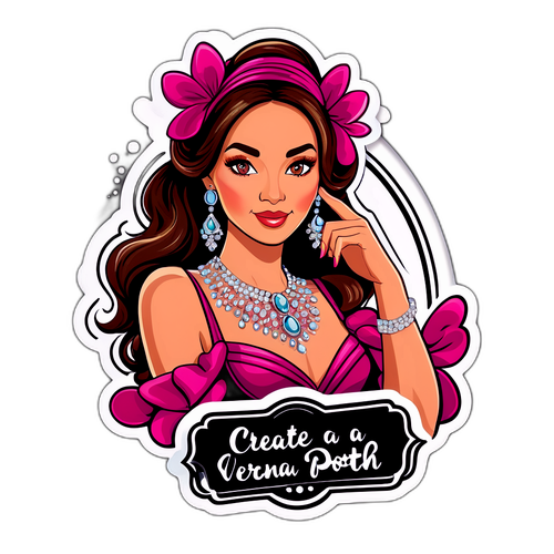 Verona Pooth Glamour-Sticker