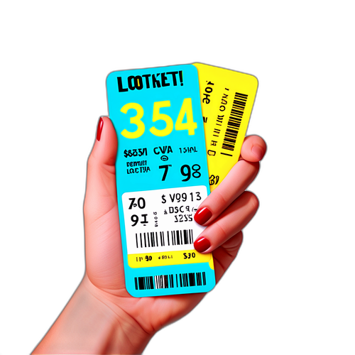 Arte divertida do bilhete da Lotofácil do concurso 3540