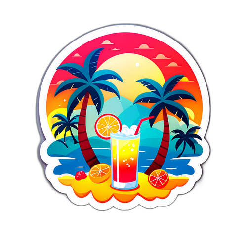 Spirito Estivo con Elementi Tropicali