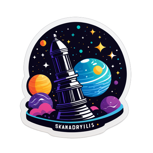 Kandilli Gözlemevi Sticker Tasarımı