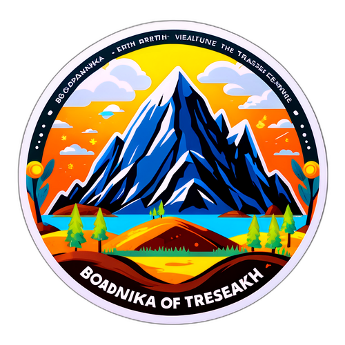 Wizualizacja kopalni Bogdanka z elementami natury, pod hasłem 'Skarby Ziemi'