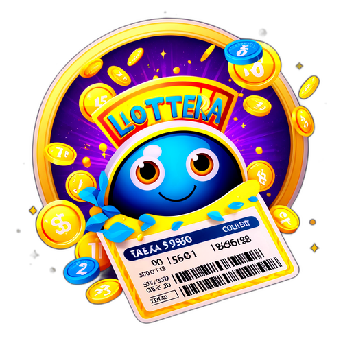 Thiết kế bắt mắt thể hiện niềm hứng khởi của Mega Lottery