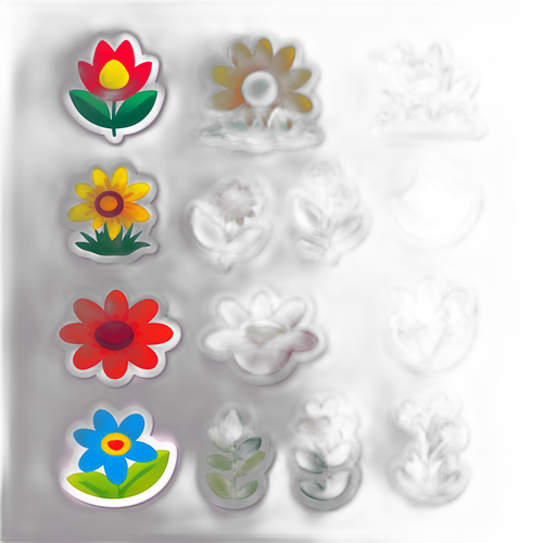 Наліпки з квітами та природою Ізмаїла з натяком на екологію