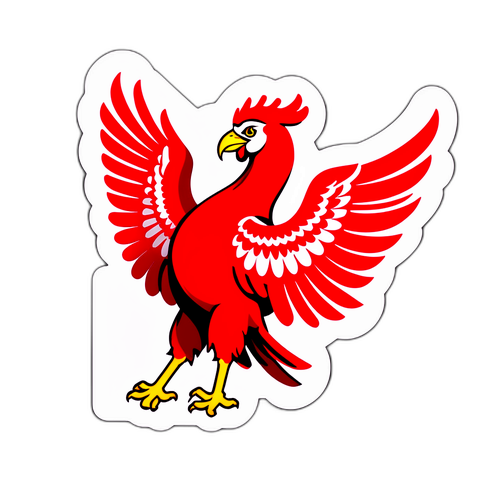 Liver Bird med Slogan