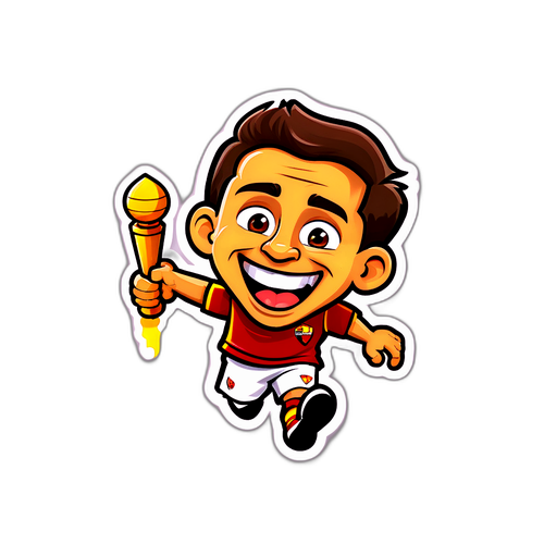 Sticker AS Roma Năng Động