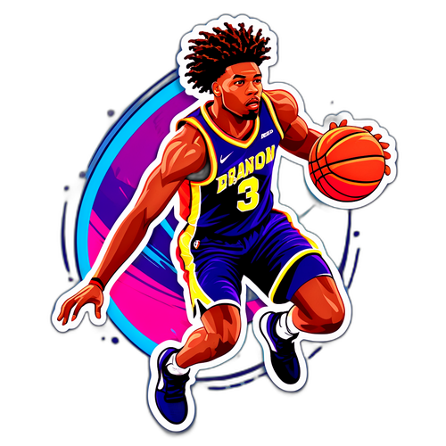 Vibrant Sticker ni Brandon Williams sa Basketball