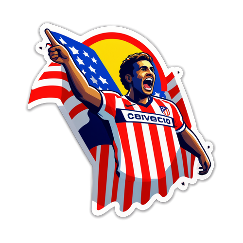 Sticker de Entusiasmo de los Aficionados del Cacereño vs Atlético de Madrid