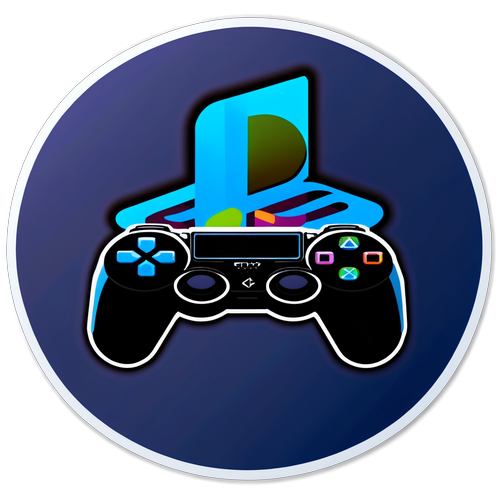 Design nálepky s logem PlayStation Network