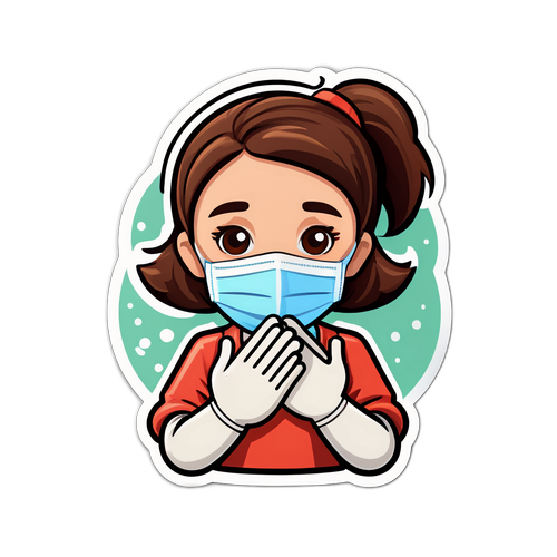 流感預防貼紙